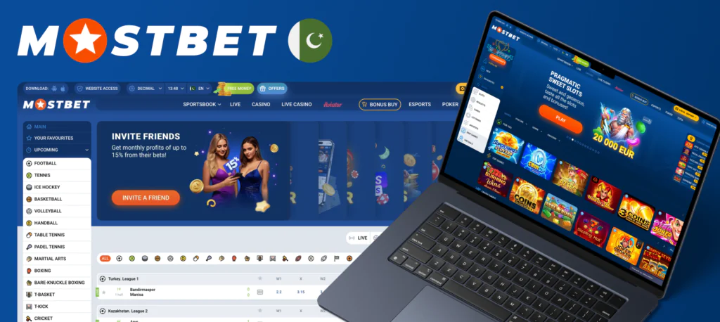Mostbet Pakistan official website online betting